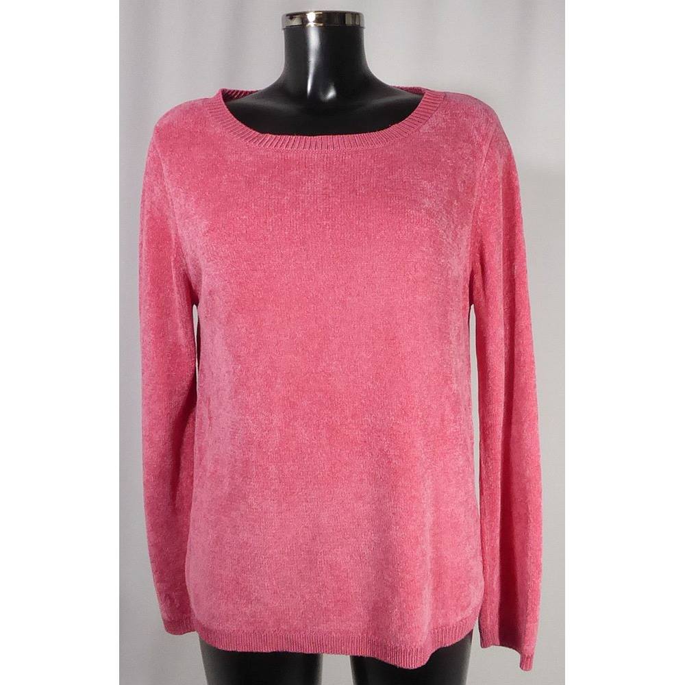 M&S Chenille Jumper - Pink - Size 14 M&S Marks & Spencer - Size: 14 ...