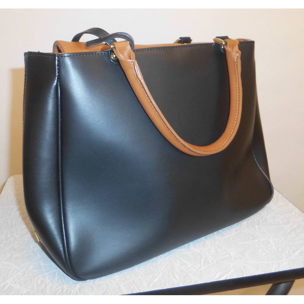 Vintage Russell and Bromley Black Leather Hand Bag | Oxfam GB | Oxfam’s ...