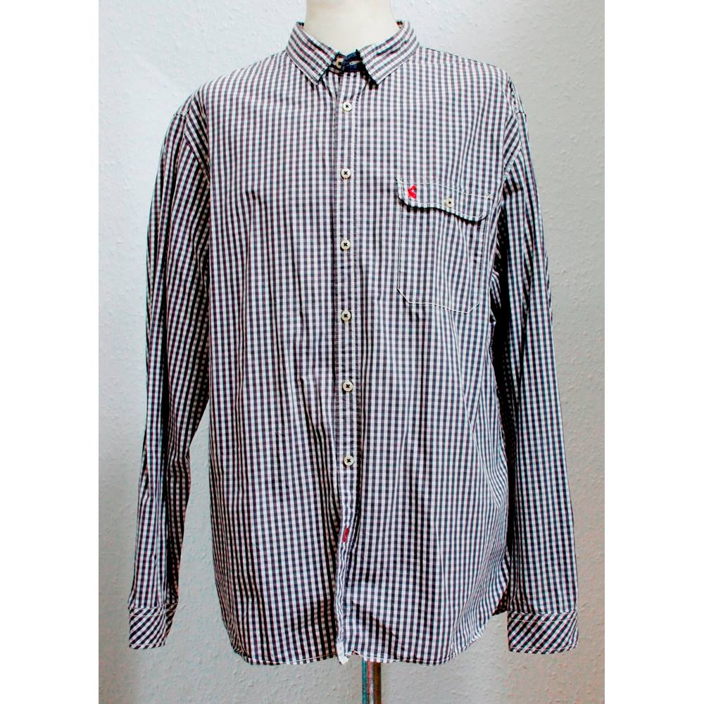 joules-size-xxl-grey-white-checked-long-sleeved-oxfam-gb