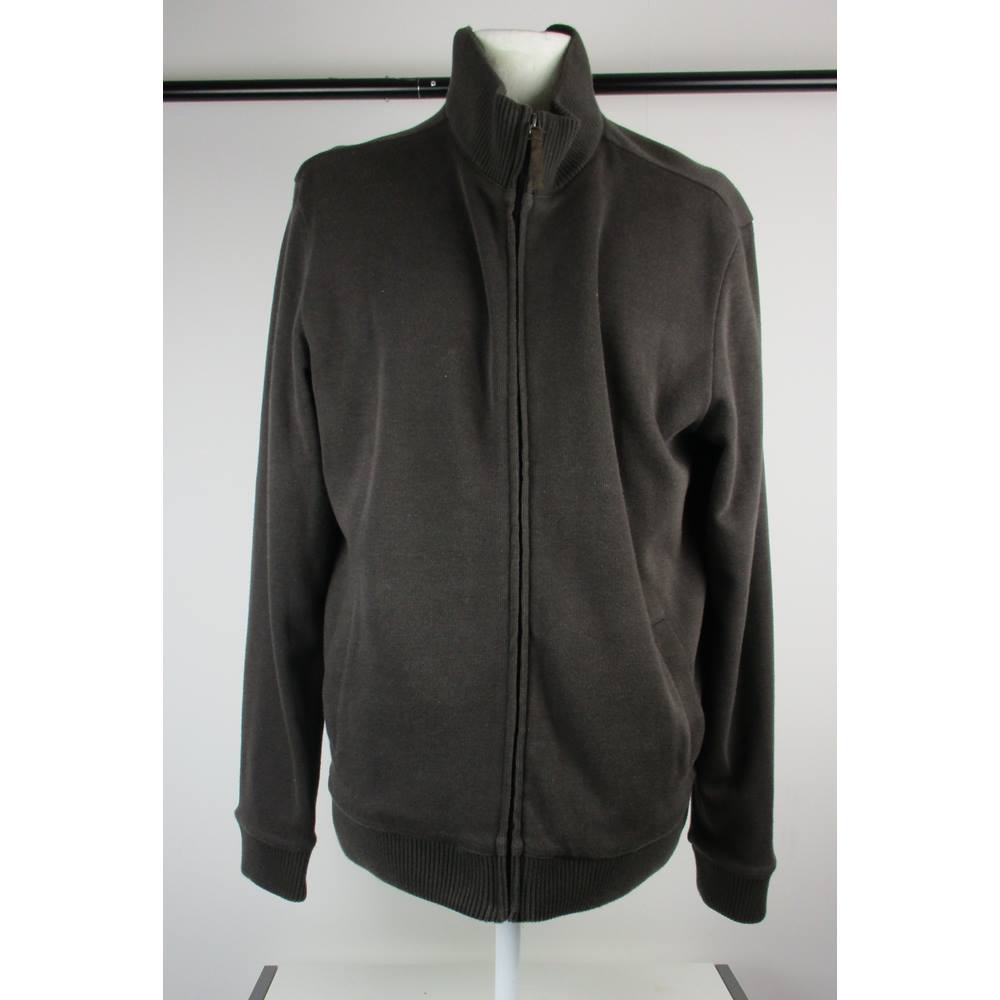 Ridge Point Clothing - Fleece Jacket - Brown - Approximate Size: L ...