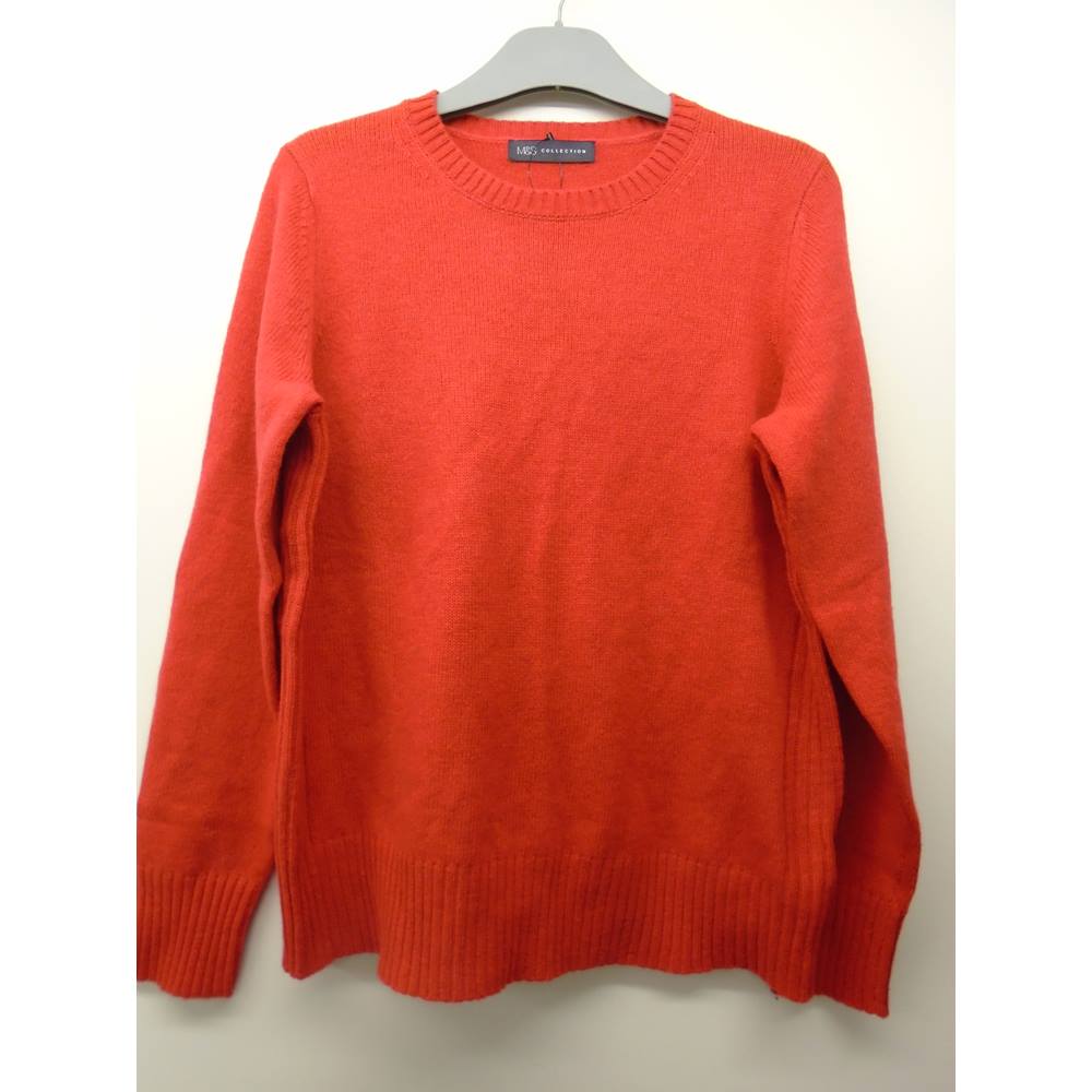 M&S Marks & Spencer - Size: 14 - Red - Jumper | Oxfam GB | Oxfam’s ...