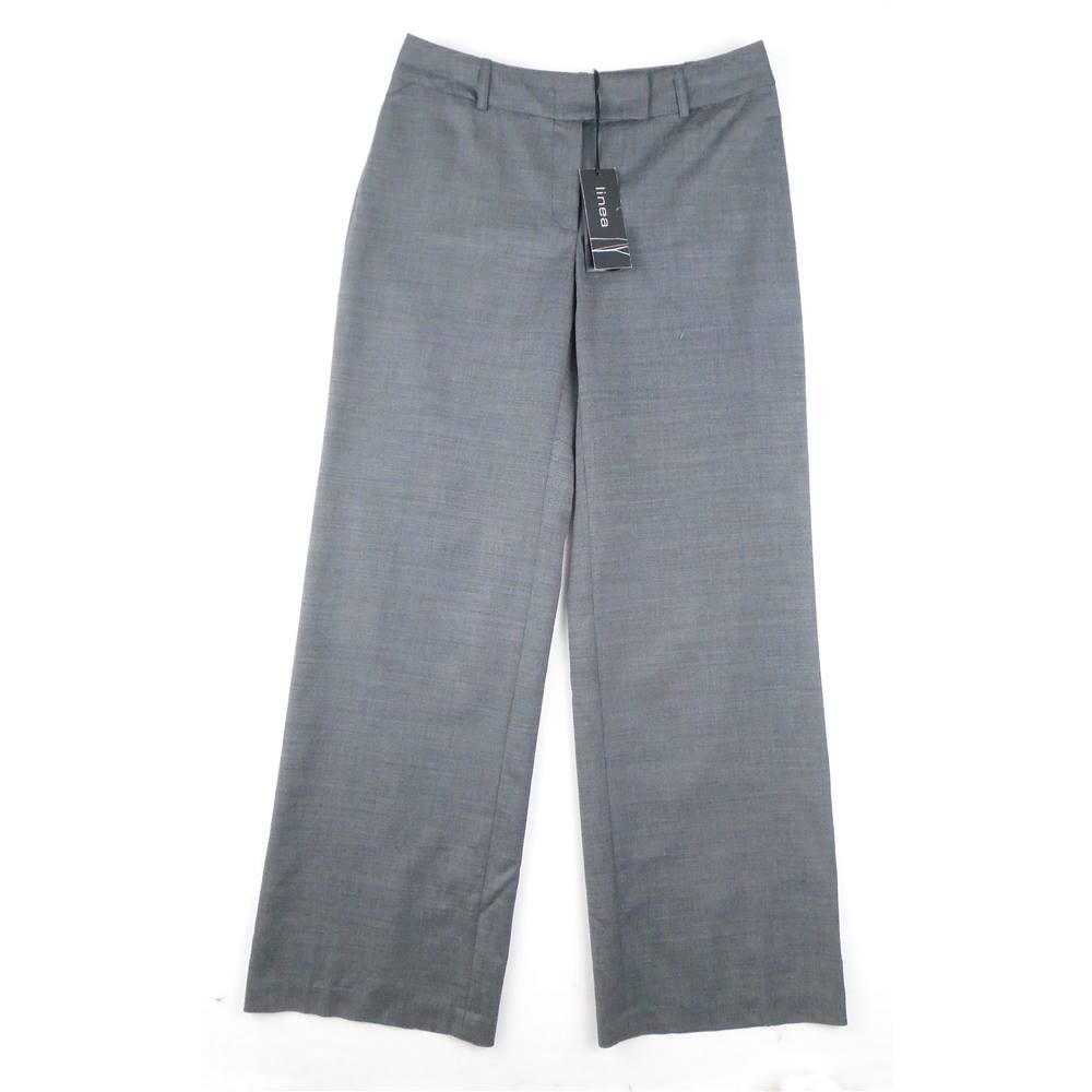 BNWT Linea Size 10 Grey Smart Trousers | Oxfam GB | Oxfam’s Online Shop