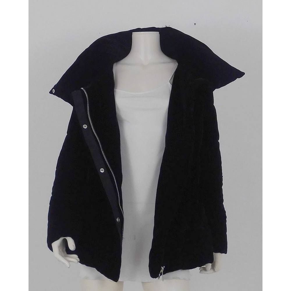 Next Outerwear Size 12 Black Velvet Puffer Coat | Oxfam GB | Oxfam’s ...