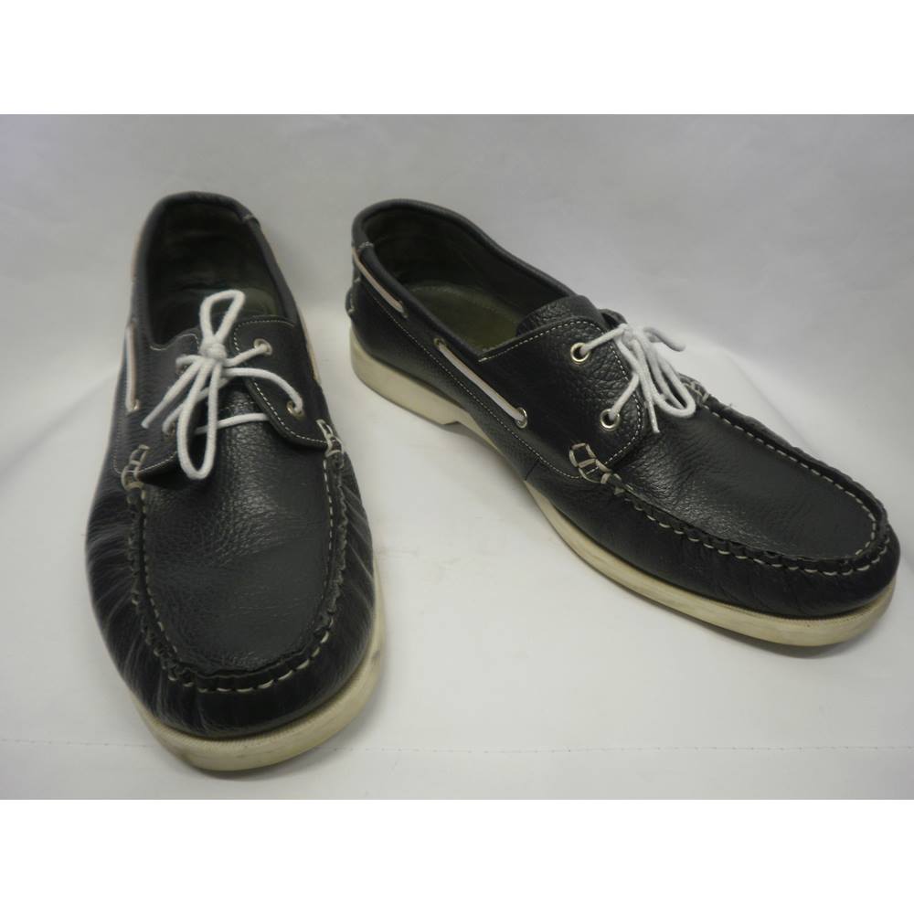 Dark blue deck shoes size 12, Samuel Windsor. Samuel Windsor - Blue ...