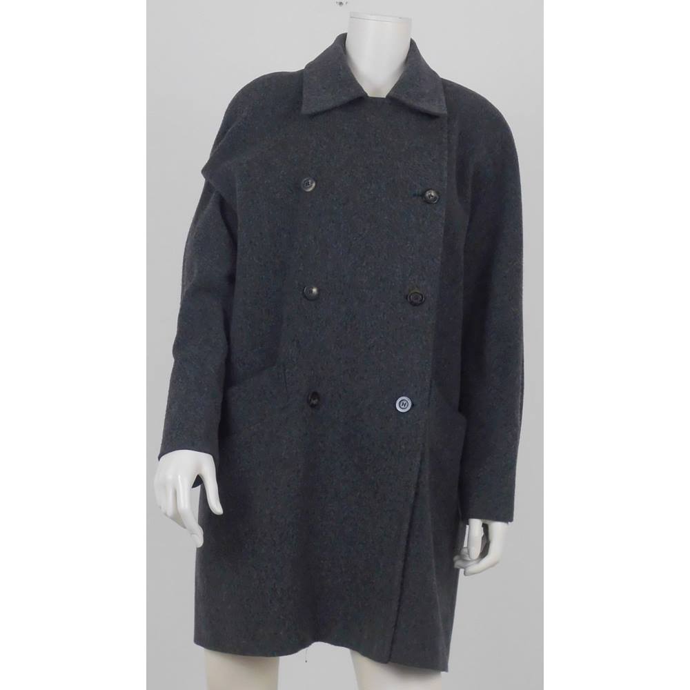 Jaeger Size: 14 Grey Wool & Cashmere Blend Coat | Oxfam GB | Oxfam’s ...