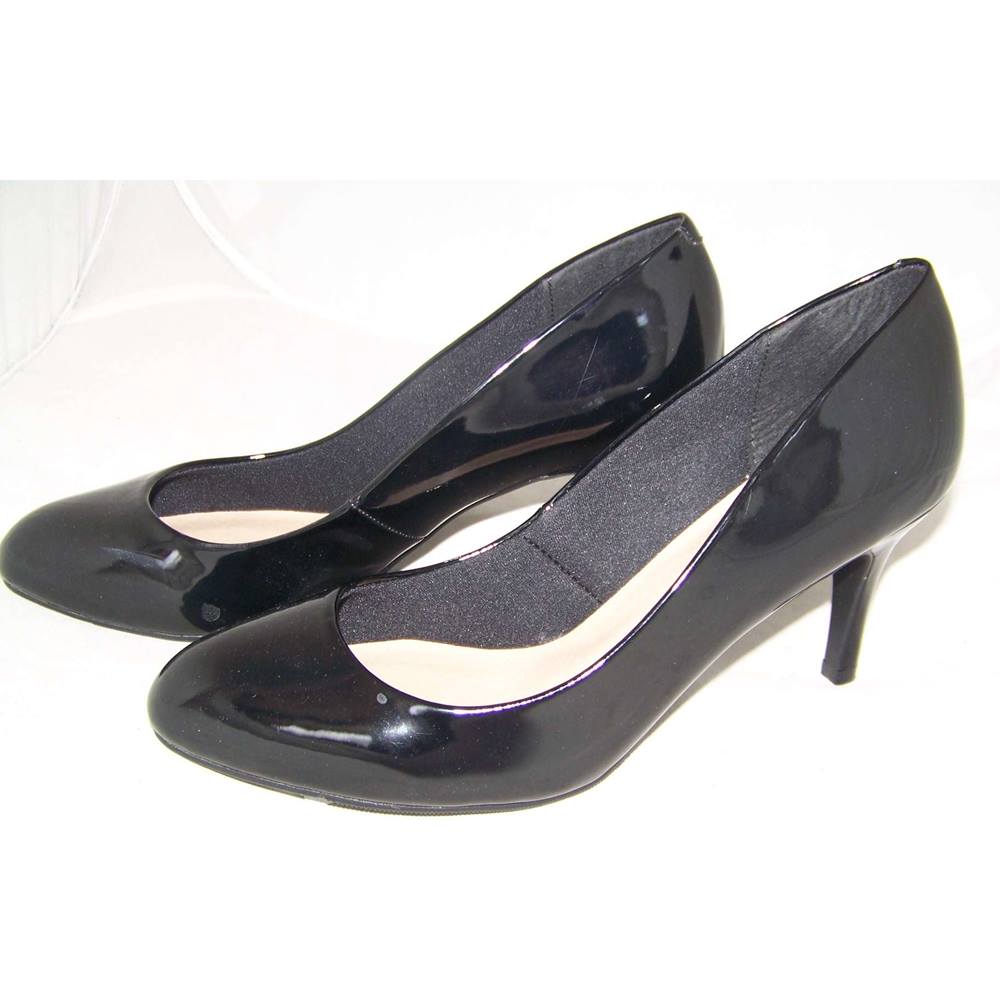 M&S Collection Marks & Spencer Insolia - Size: 8 - Black - Heeled shoes ...