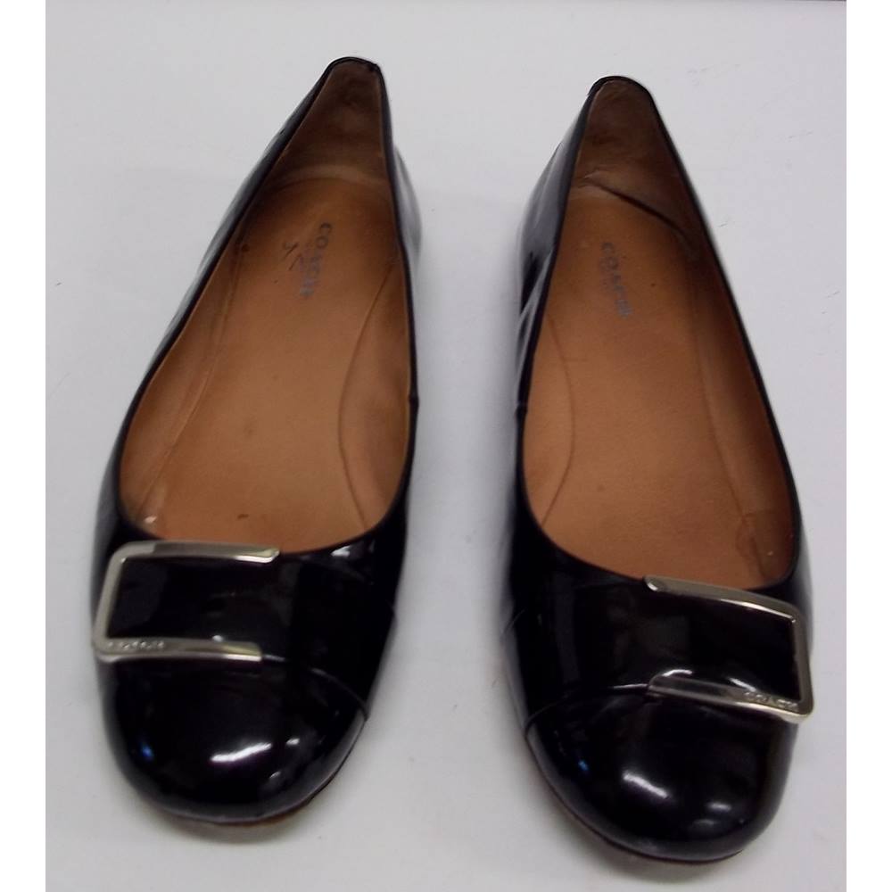 Coach - Black - Flat shoes | Oxfam GB | Oxfam’s Online Shop