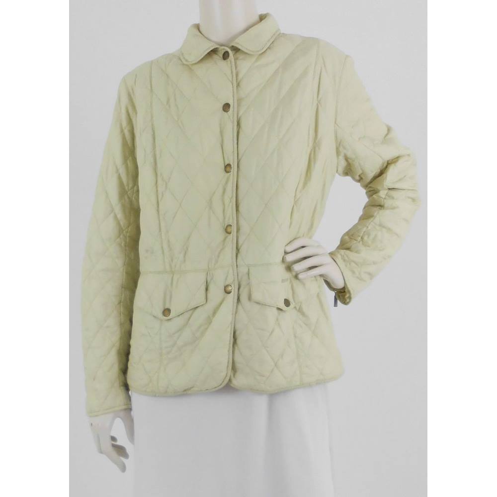 Barbour Size: 16 Cream Quilted Jacket | Oxfam GB | Oxfam’s Online Shop