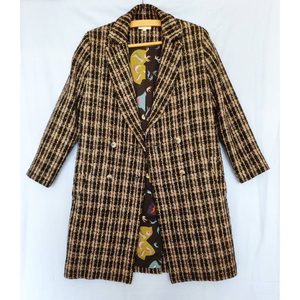 Ladies size 8 Brora wool coat Brora - Size: 8 - Multi-coloured - Smart ...
