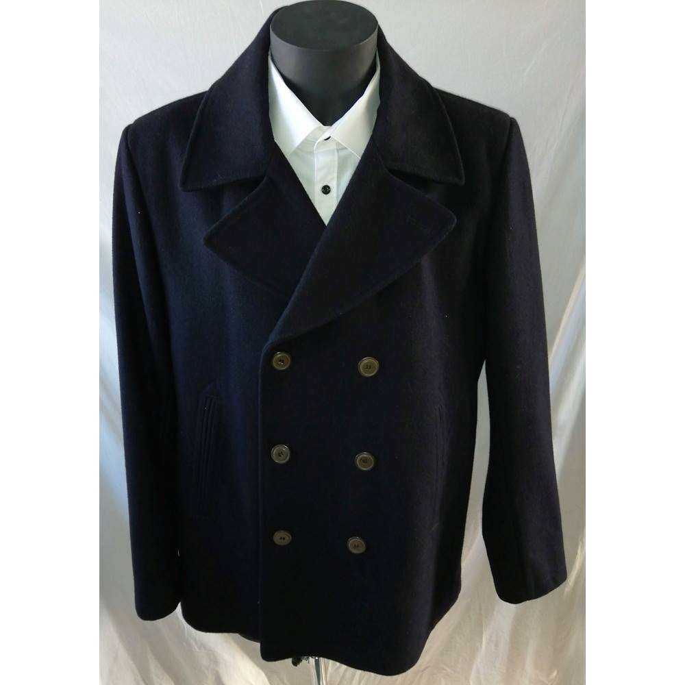 Guide London - Size: XL - Navy - Wool Jacket | Oxfam GB | Oxfam’s ...