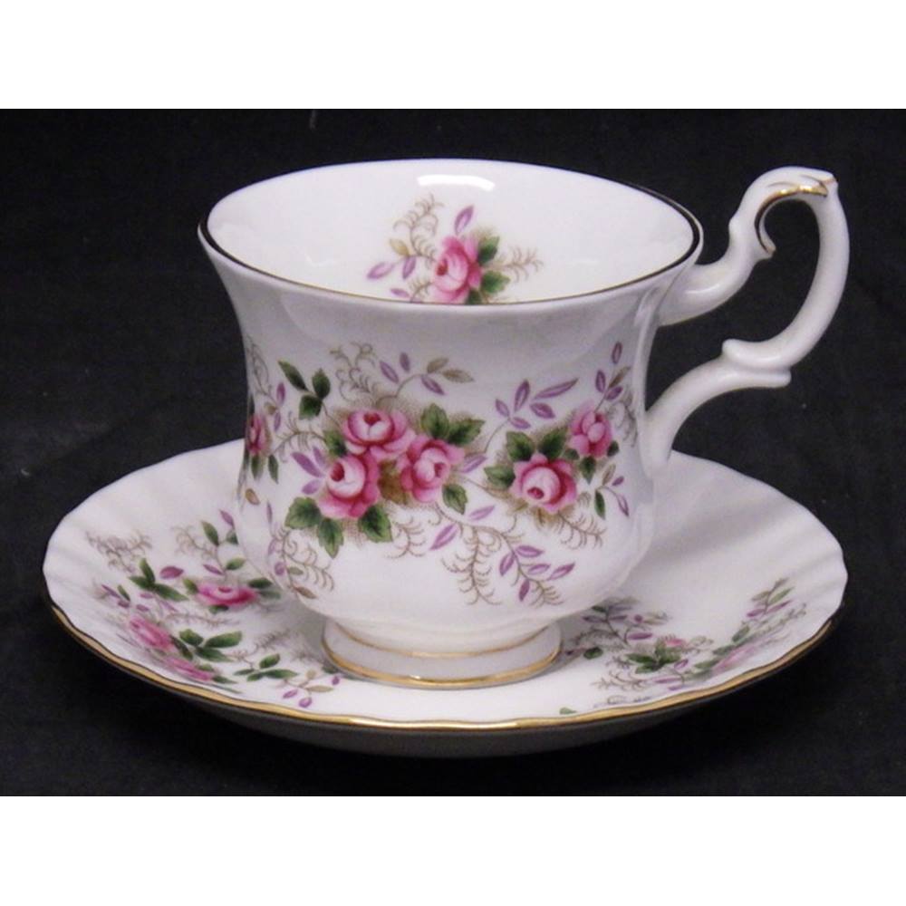 Royal Albert Bone China - Tea Cup and Saucer - Lavender Rose | Oxfam GB ...