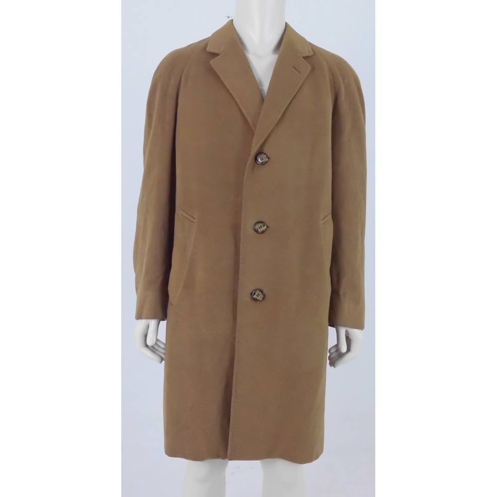 Cloth By Crombie Size: M Camel Knee Length Coat | Oxfam GB | Oxfam’s ...
