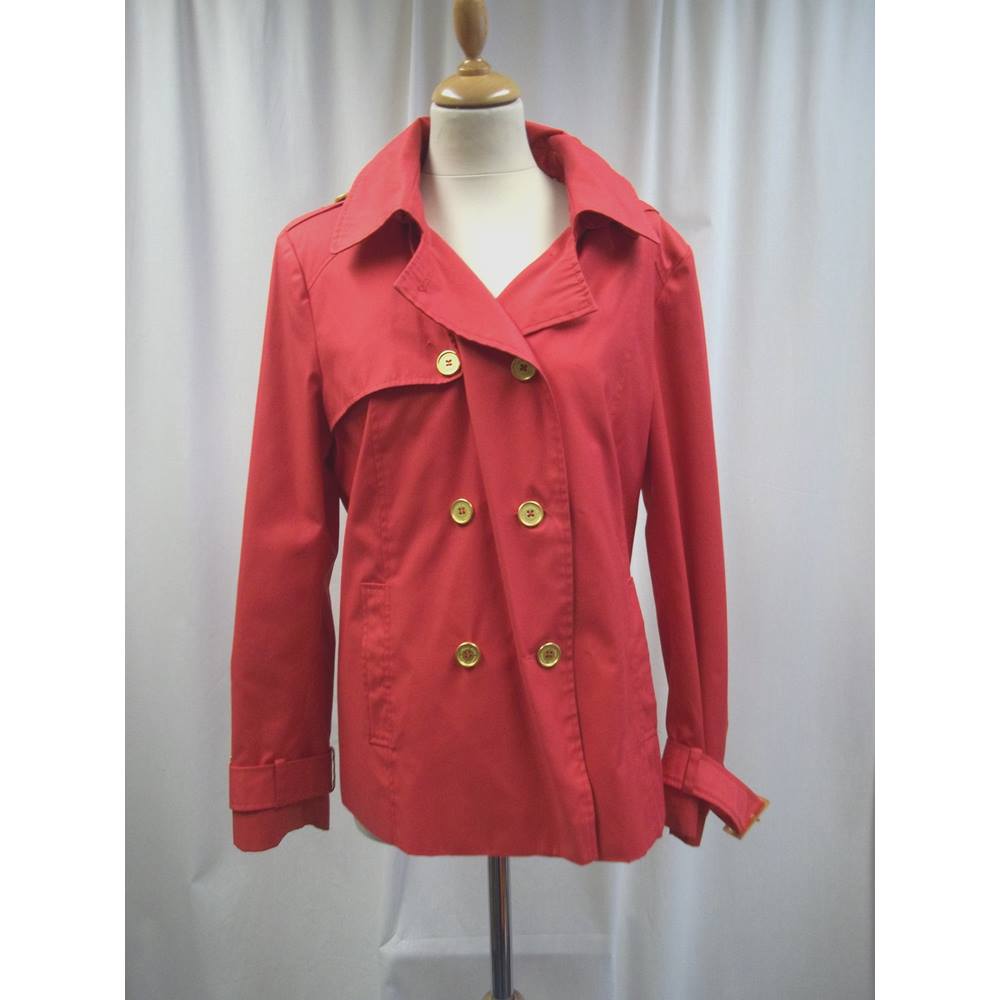 London Fog Jacket Red Size: L For Sale 