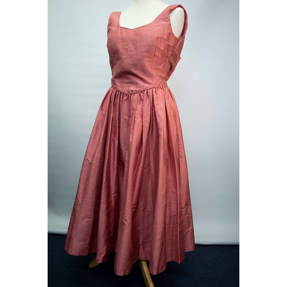 Laura Ashley Silk Dress in Dusky Pink, size 12 Laura Ashley - Pink ...
