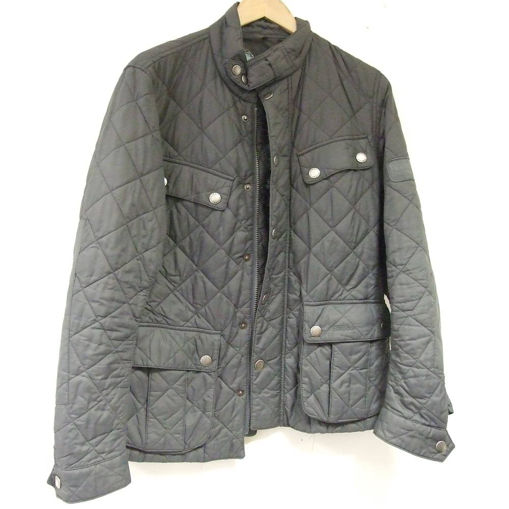 Genuine Barbour International Ariel Grey Quilted jacket, Size: S For ...