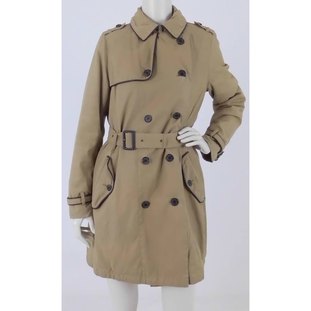 Barbour Size: 14 Brown Waterproof Padded Trench Coat | Oxfam GB | Oxfam ...