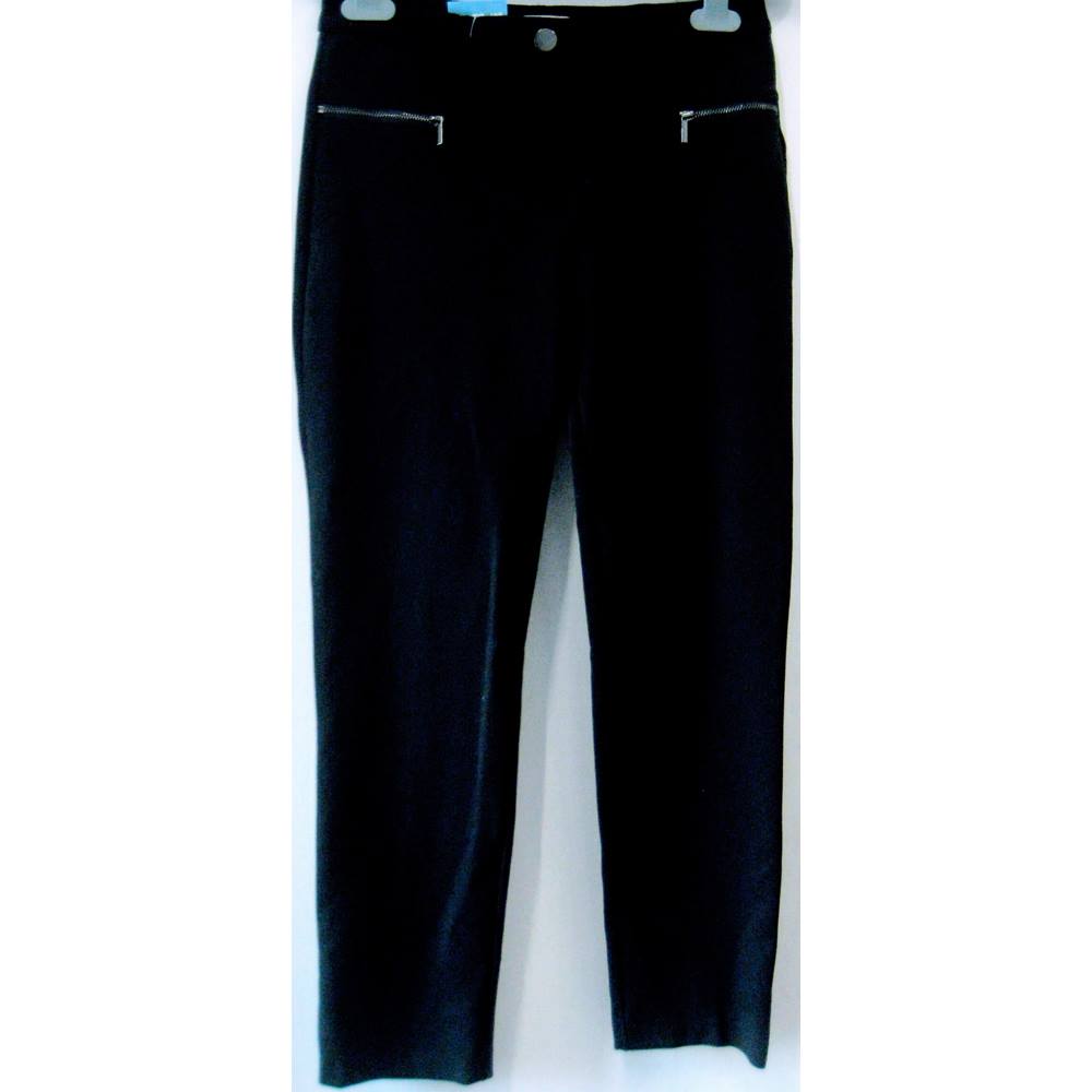 Nutmeg black stretch skinny trousers size 8 Nutmeg - Size: 28