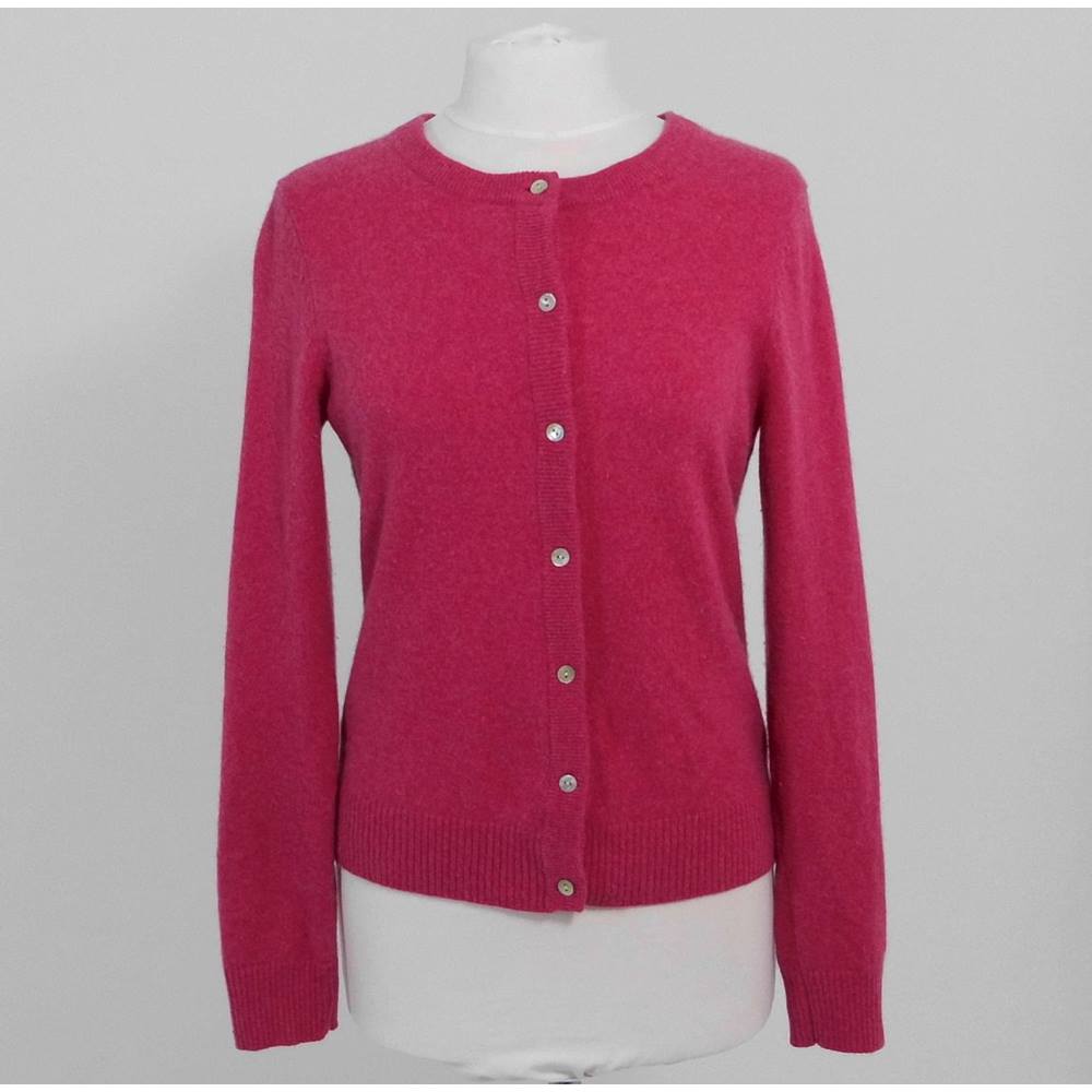 John Lewis Size 12 Bubblegum Pink Cashmere Cardigan | Oxfam GB | Oxfam ...