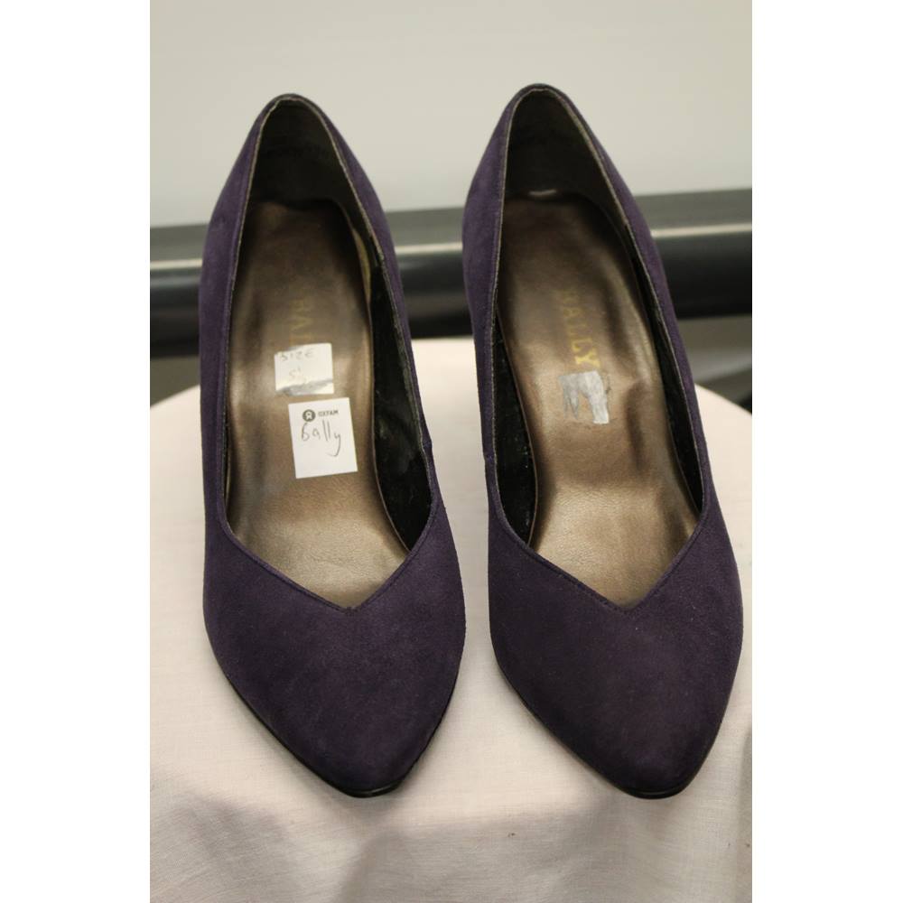 Bally Ladies Purple Court Shoe Size 5.5 Bally - Size: 5.5 - Purple ...