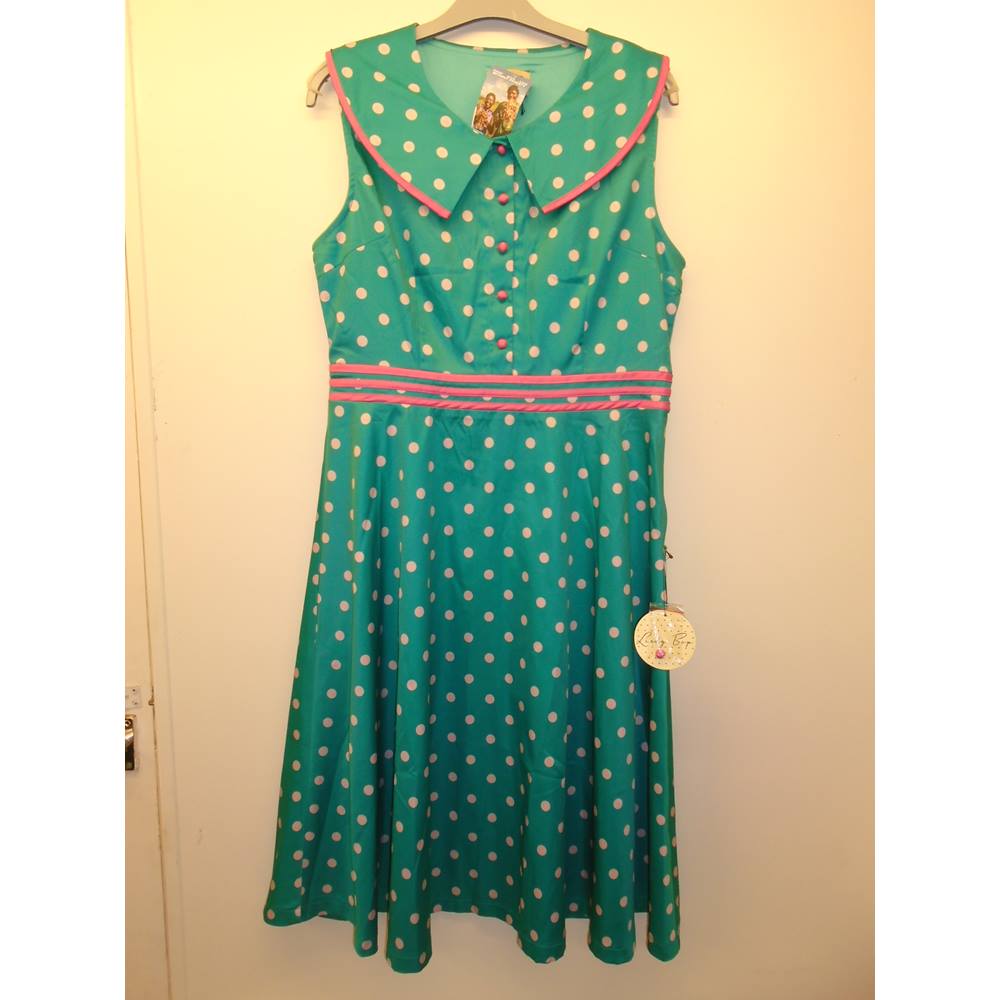 Lindy Bop - Size: 14 - Green Vintage dress | Oxfam GB | Oxfam’s Online Shop