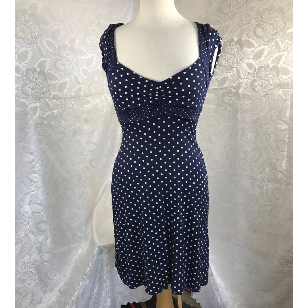 Jane Norman dress size 12 Blue white dots GA Jane Norman - Size: 12 ...