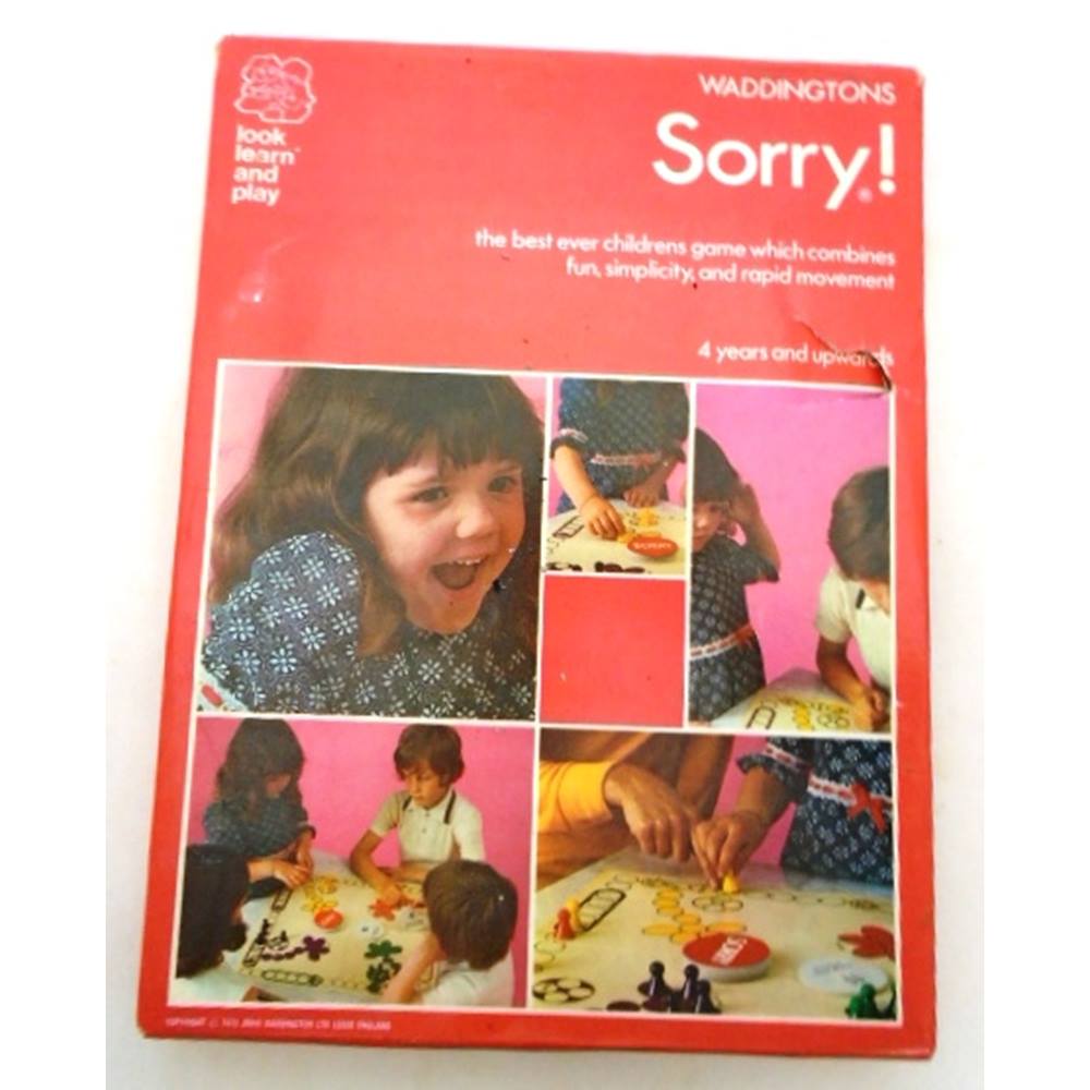 Vintage - Waddingtons - Sorry! - Board Game - 1970s | Oxfam GB | Oxfam ...