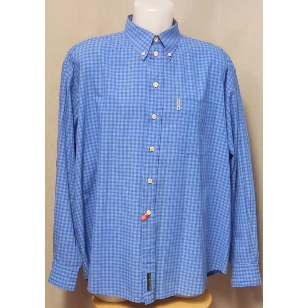 Ben Sherman -Vintage- Size: XL - Blue - Long Sleeved Shirt | Oxfam GB ...