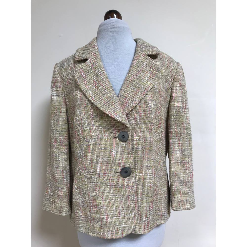 Vintage Viyella tweed coloured jacket Viyella - Size: 10 - Green ...