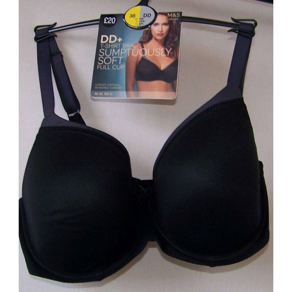 Mands Marks And Spencer Size 38dd Black Bra Oxfam Gb Oxfam S