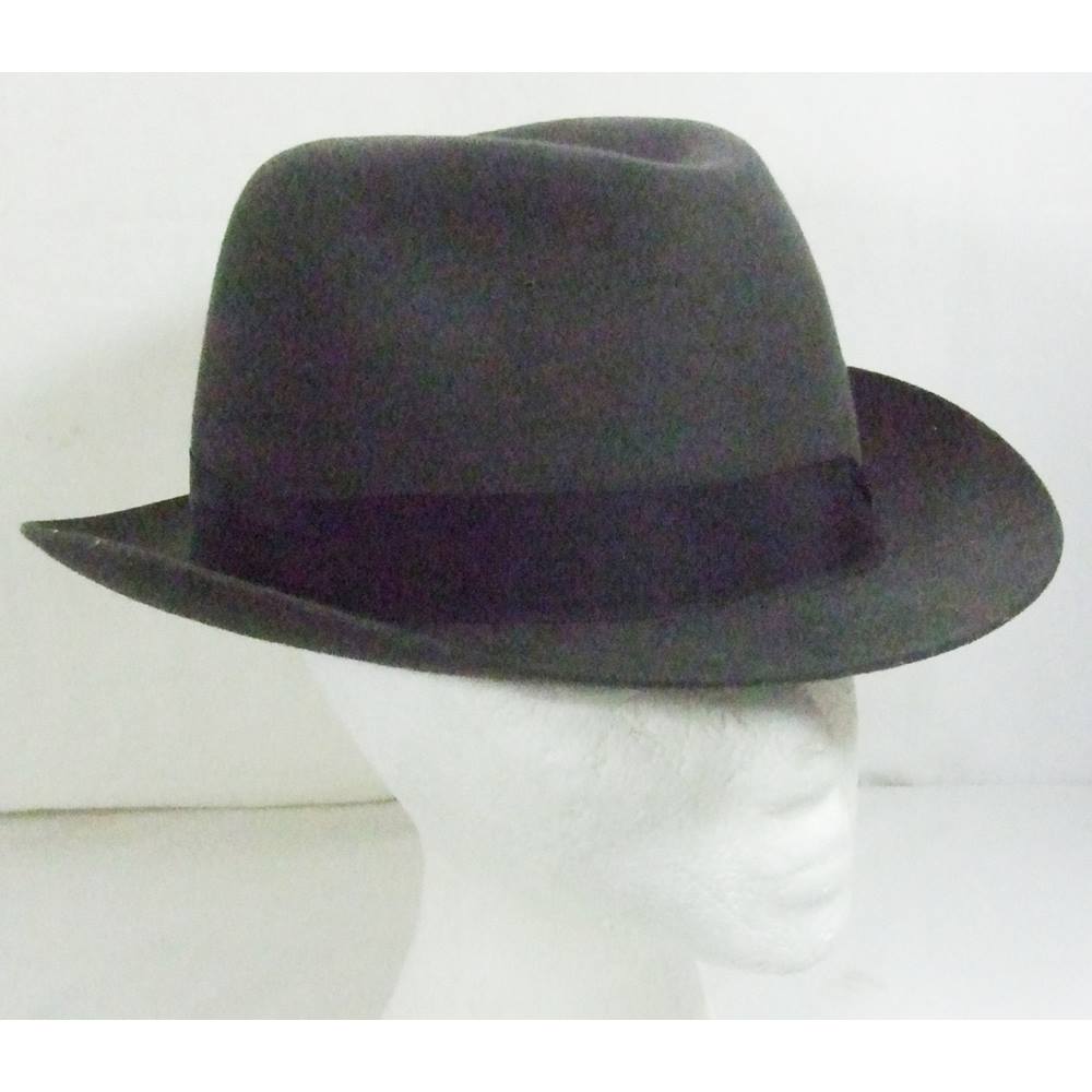 Vintage Dunn &Co. Size: 7 1/4 Taupe Trilby Hat | Oxfam GB | Oxfam’s ...