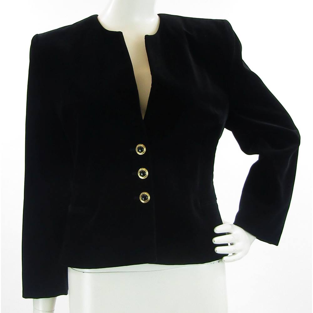 Jacques Vert - Size: 10 - Black - Cotton/modal - Jacket | Oxfam GB ...