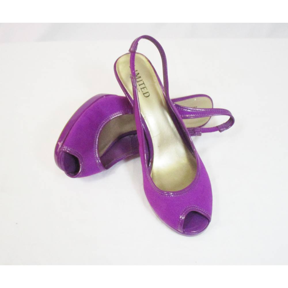 marks and spencer purple shoes