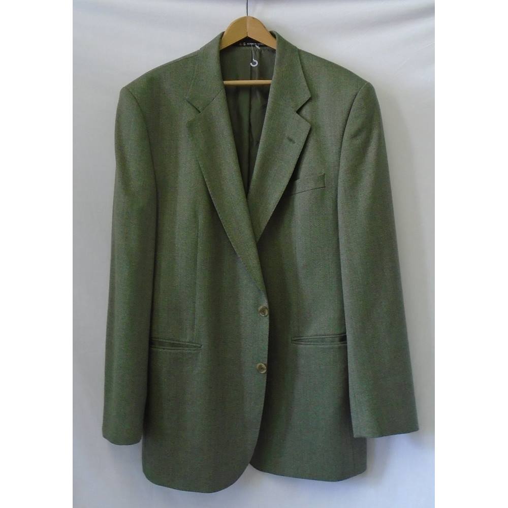 Daks Men's Jacket-Green Wool Size 42 (EU) / 8 (UK) | Oxfam GB | Oxfam’s ...