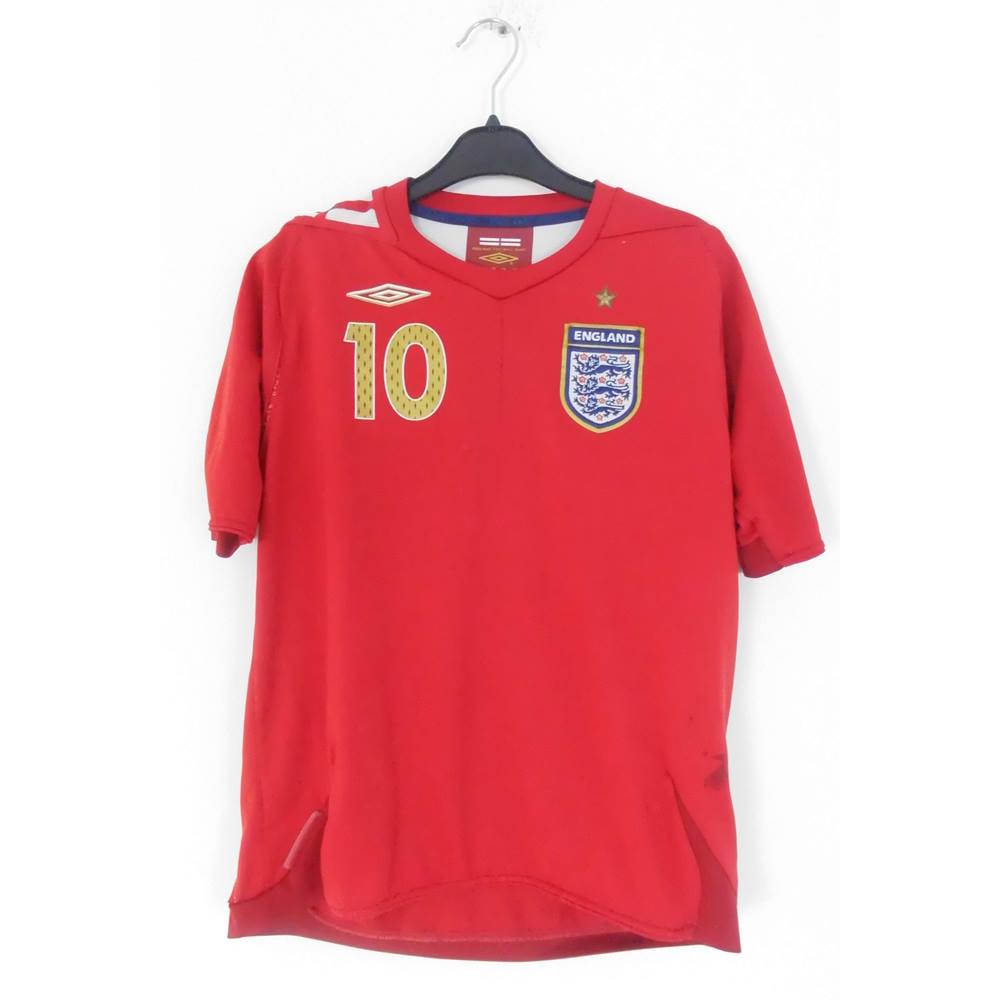 Umbro Size: 9 - 10 Years Red England Football top | Oxfam GB | Oxfam’s ...