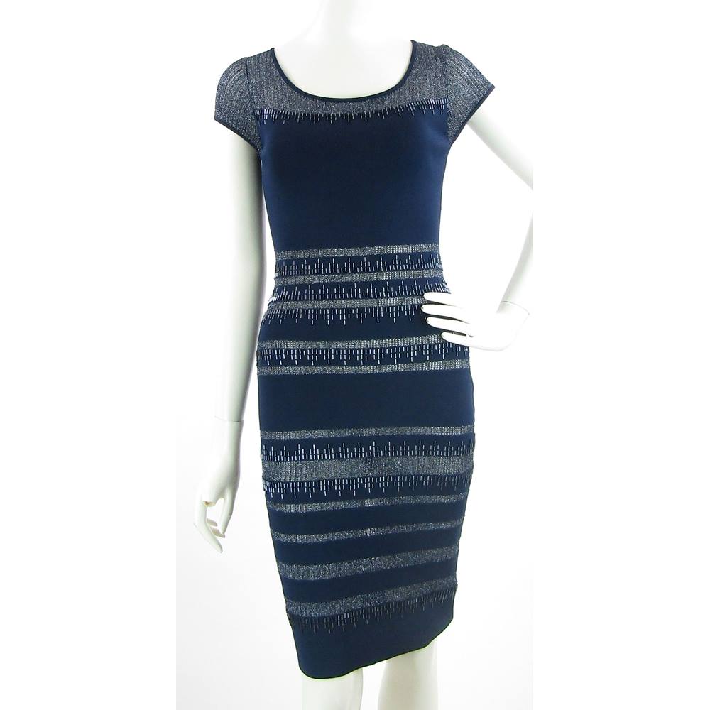 Phase Eight - Size: 8 - Navy Blue - Knee length dress | Oxfam GB ...