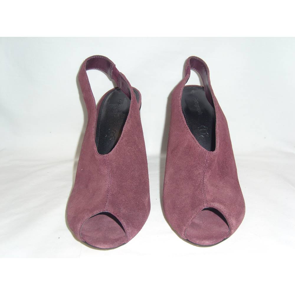 m&s burgundy shoes