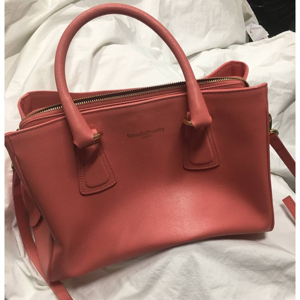 russell and bromley orange bag