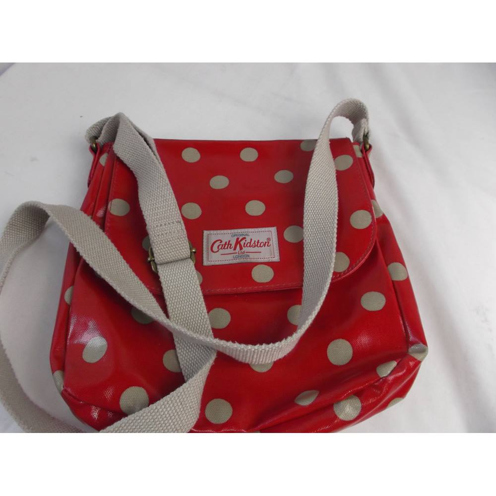 cath kidston red handbag