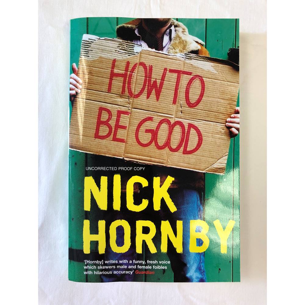 How to be good by Nick Hornby Proof copy, promotional box For Sale in