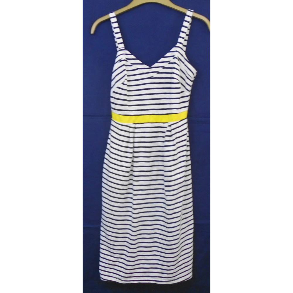 Navy/white striped sundress Size S | Oxfam GB | Oxfam’s Online Shop