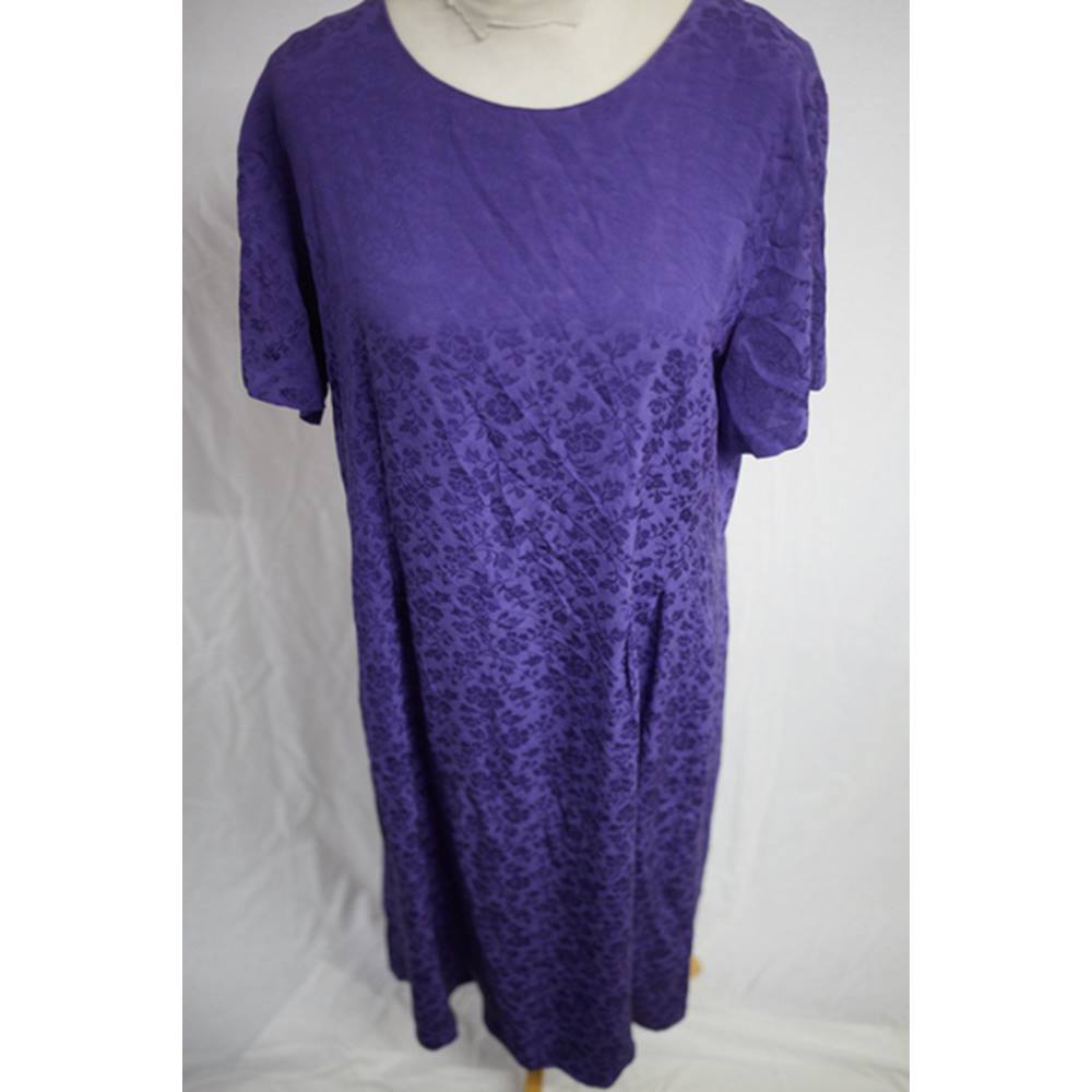 Monsoon Purple dress - size 16 Monsoon - Size: 16 - Purple - Summer ...