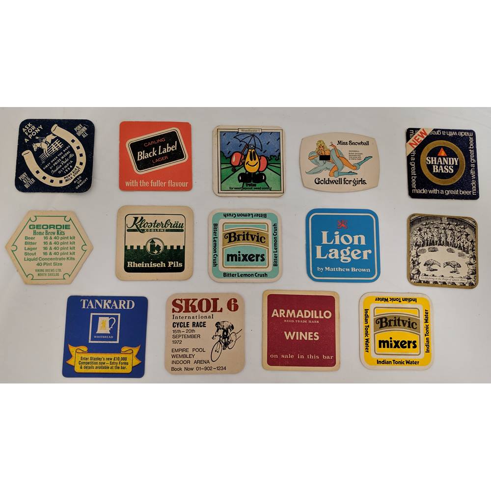 Collection Of Vintage Beer Mats For Sale In Exmouth London Preloved