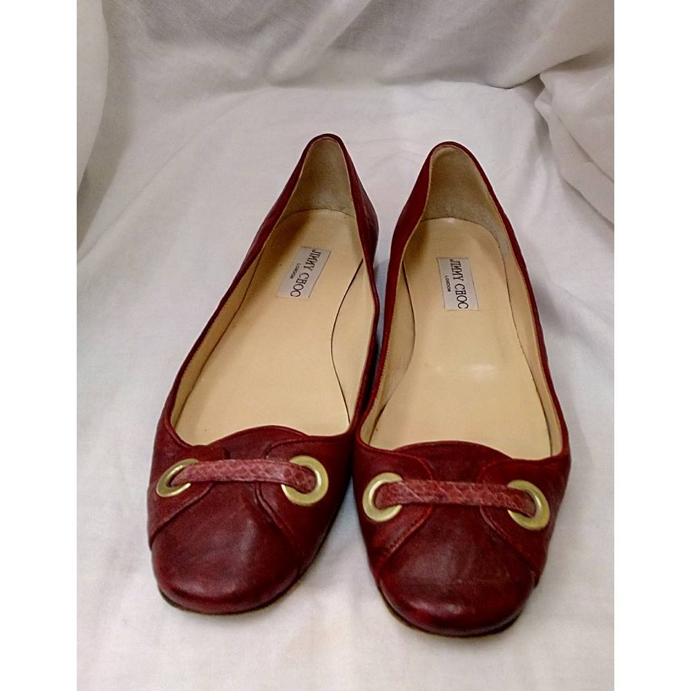 Jimmy Choo - Size: 6 - Red - Court shoes | Oxfam GB | Oxfamâs Online Shop