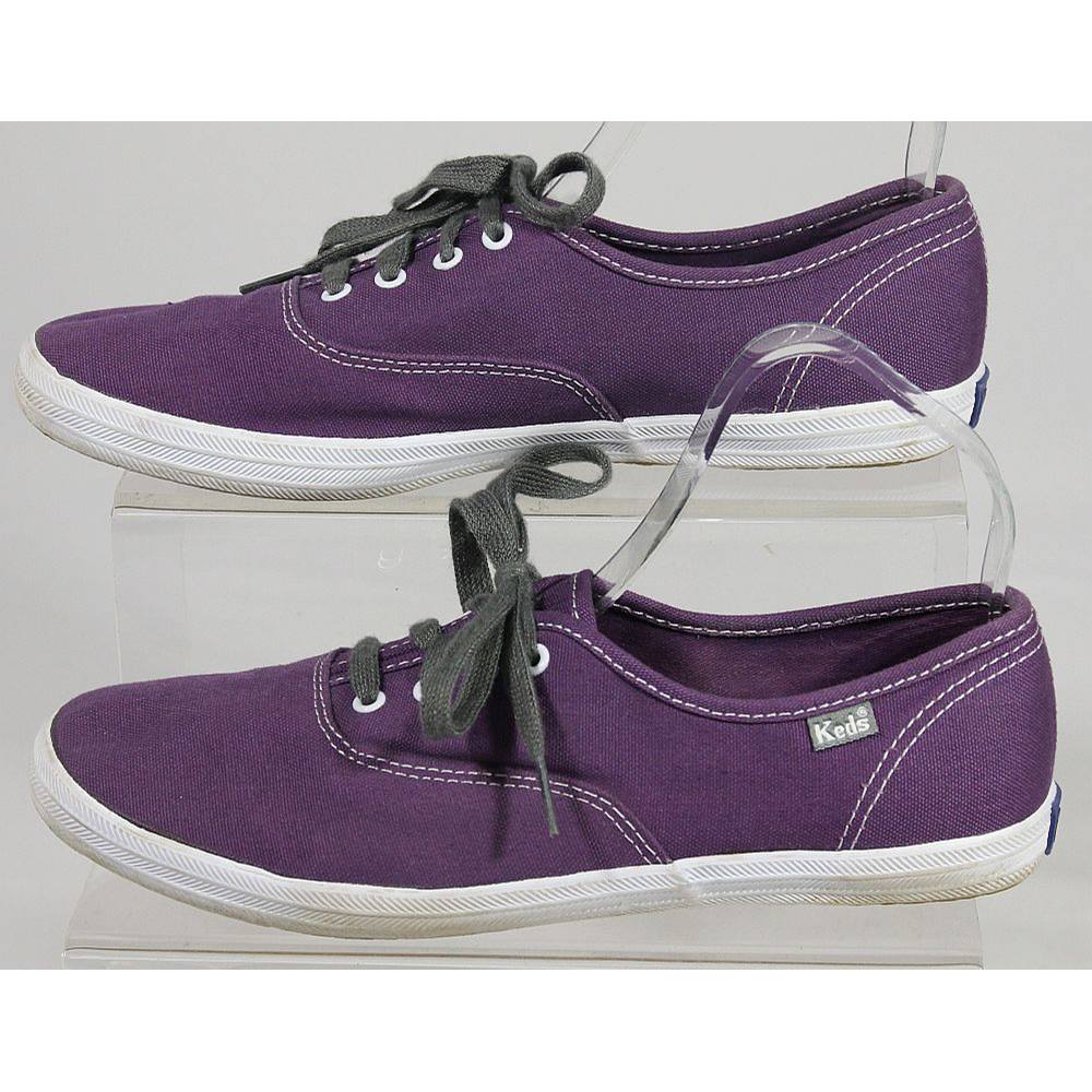 Keds Canvas Sneakers - Purple - Size 5 Keds - Size: 5 - Purple | Oxfam ...