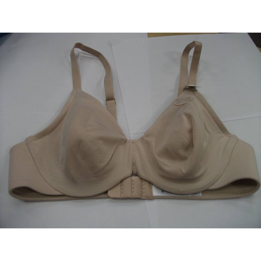 NWOT Marks & Spencer Almond Underwired 'Flexfit' Smoothing Full Cup Bra ...