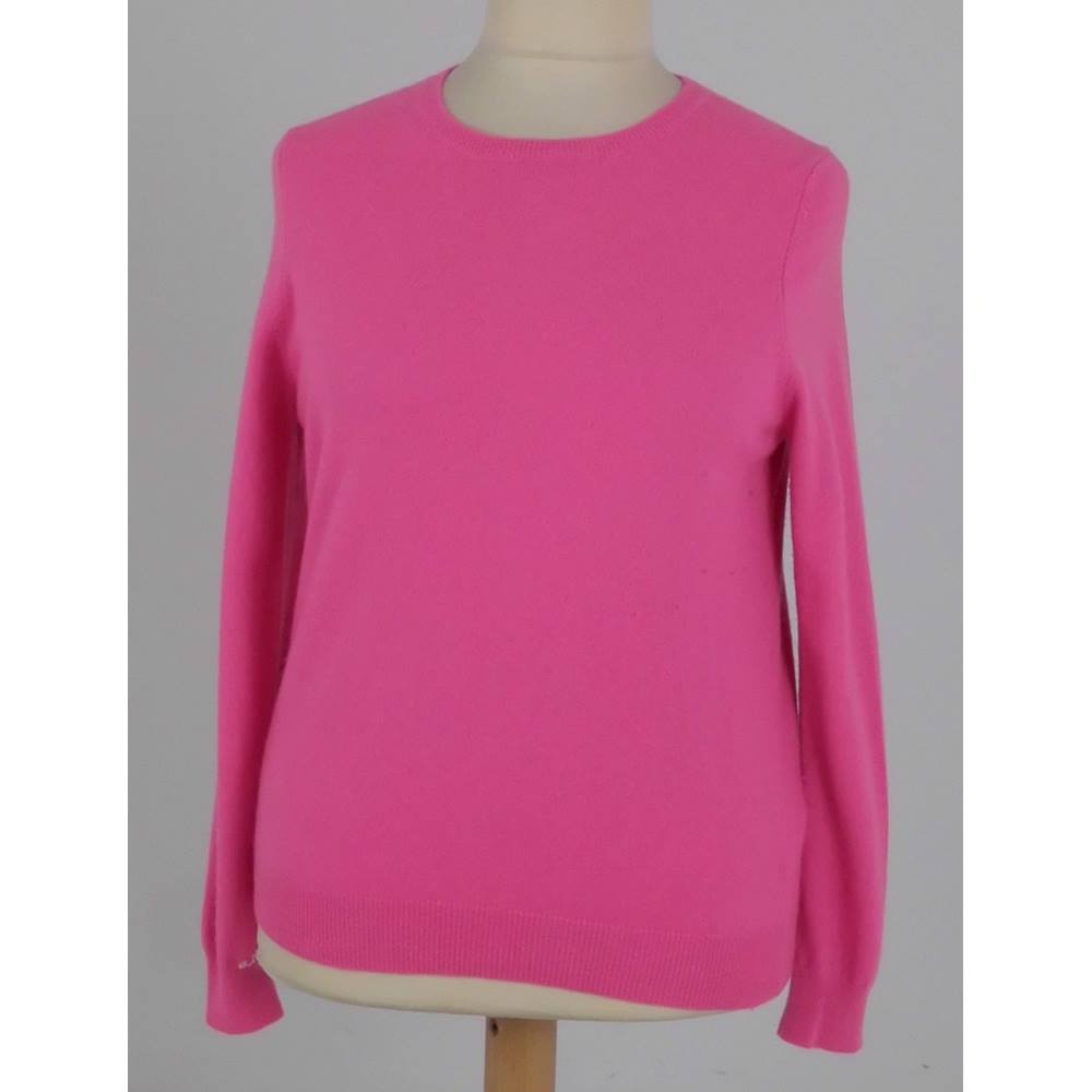 M&S Collection Size: 16 Neon Pink Cashmere Jumper | Oxfam GB | Oxfam’s ...