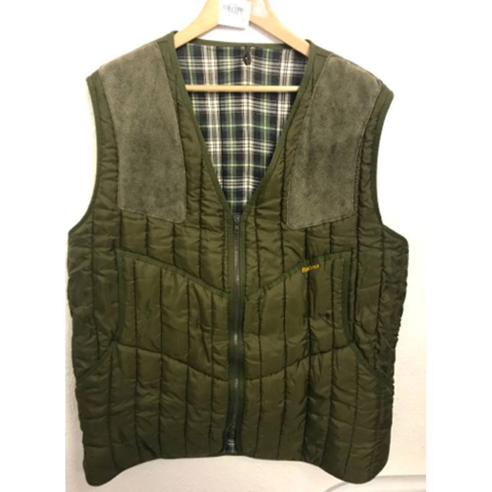 Barbour quilted Gilet Barbour - Size: XL - Green - Body warmer | Oxfam ...