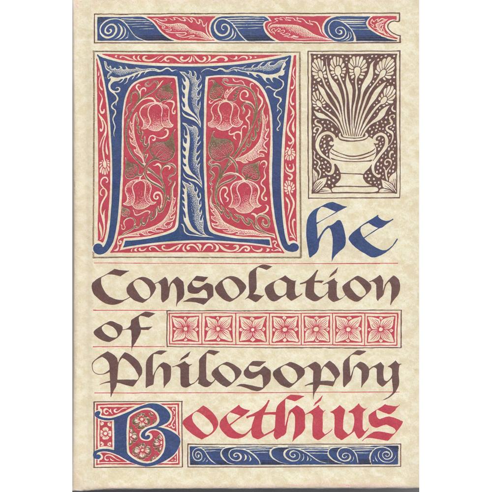 boethius wrote the consolation of philosophy