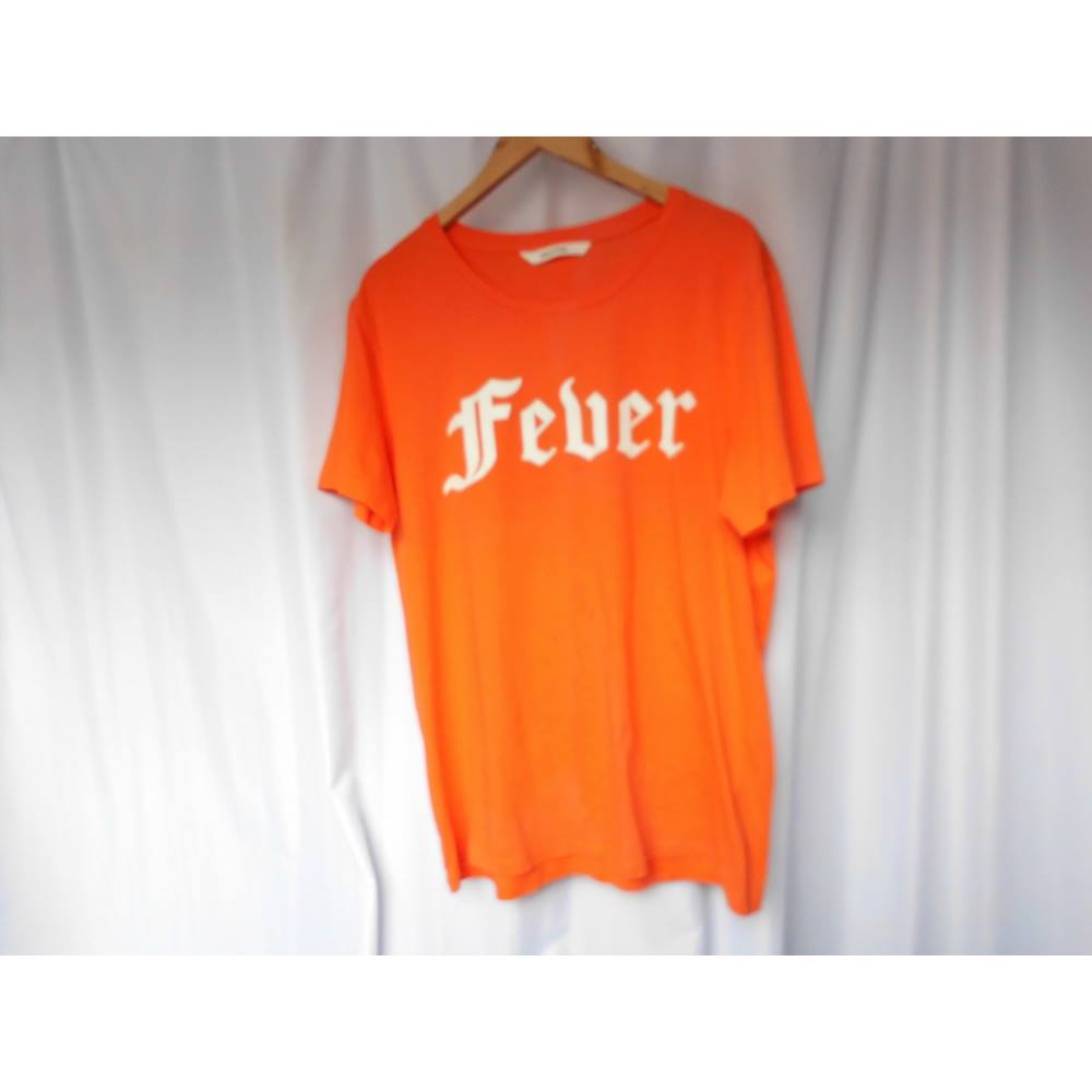 Zadig & Voltaire Orange Fever designer T shirt XL New without tags ...