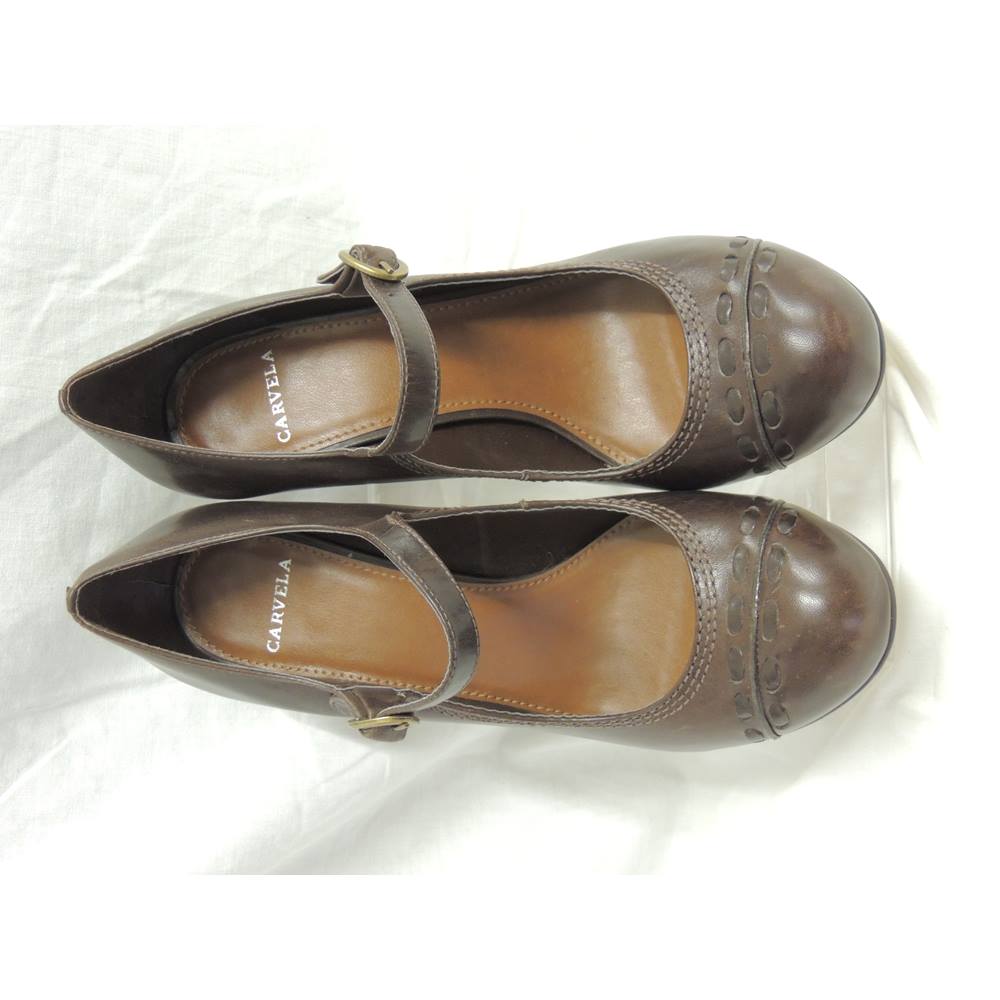 Carvela Brown Mary Jane shoes size 5 UK Carvela - Size: 5 - Brown ...
